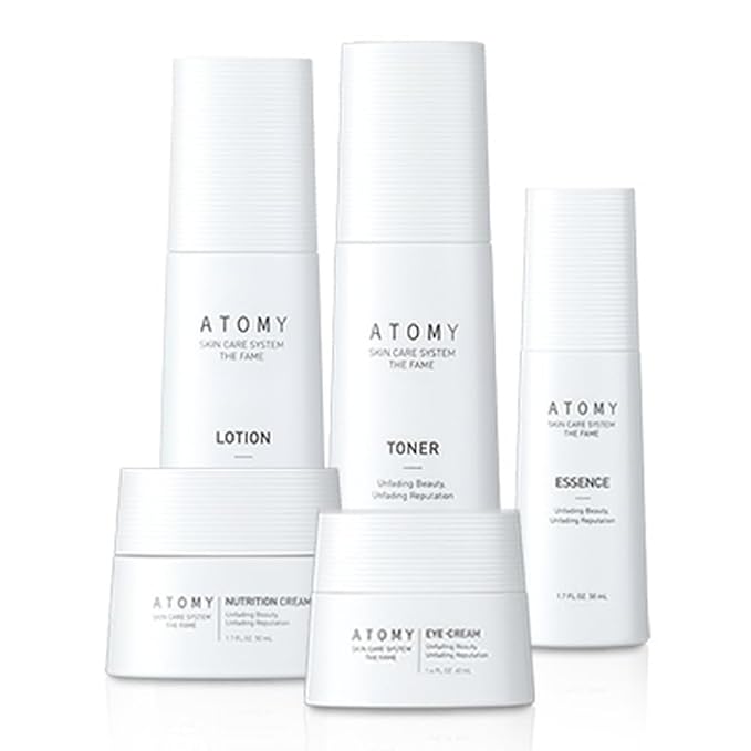 The Fame Skin Care System 1 SET including 5 kinds of skincare - Lotion, Toner, Essence, Eye Cream, Nutrition Cream | Korean Cosmetics | Unfading Beauty & Reputation | Strengthen Skin-VivaGrace Women