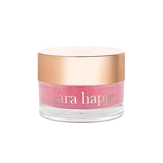 Sara Happ The Lip Scrub: Pink Grapefruit Sugar Scrub for Dry Lips - Gently Exfoliate, Polish, and Revitalize Lips with Vitamin E and Jojoba & Grape Oils, Vegan, 0.5 oz.-VivaGrace Women