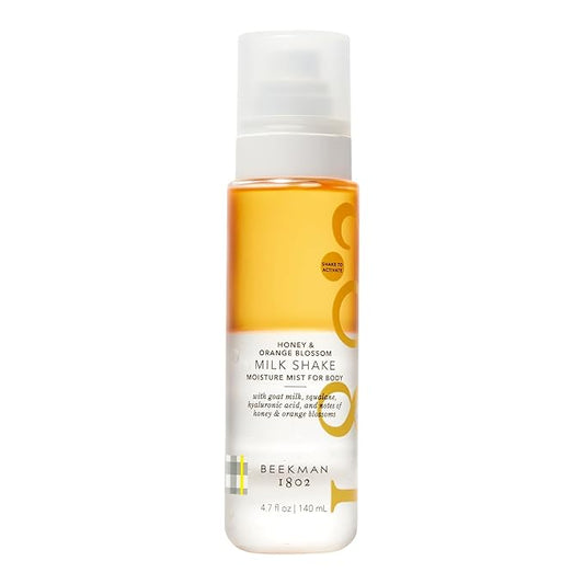 Beekman 1802 Honey & Orange Blossom Milk Shake - Body Mist - 4.7 fl. oz - With Hyaluronic Acid & Jojoba Oil - Instantly Moisturizes, Hydrates & Softens - Good for Sensitive Skin - Cruelty Free-VivaGrace Women