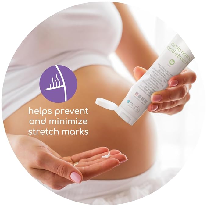 ARDO Anti-Stretch Mark Cream, Swiss Formula. Helps Prevent & Reduce Stretch Marks During Pregnancy & After Birth, Cruelty-Free, Vegan & Fragrance Free, Made in Europe, (100ml/3.4 fl.oz)-VivaGrace Women