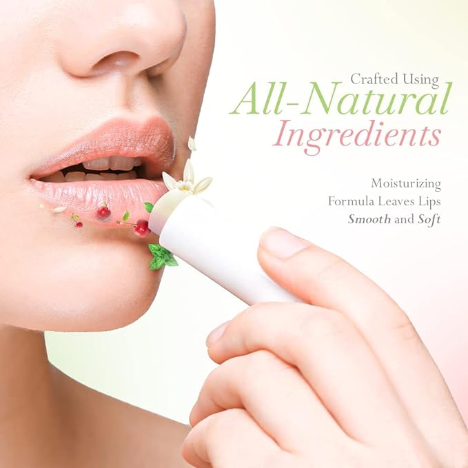 Lip Balm Bulk Unlabeled - Made in USA 150 Pack Cherry Bulk Chapstick - Natural Ingredients Vitamin E Shea Butter - Custom Chapstick Bulk For Party & Wedding Favors-VivaGrace Women