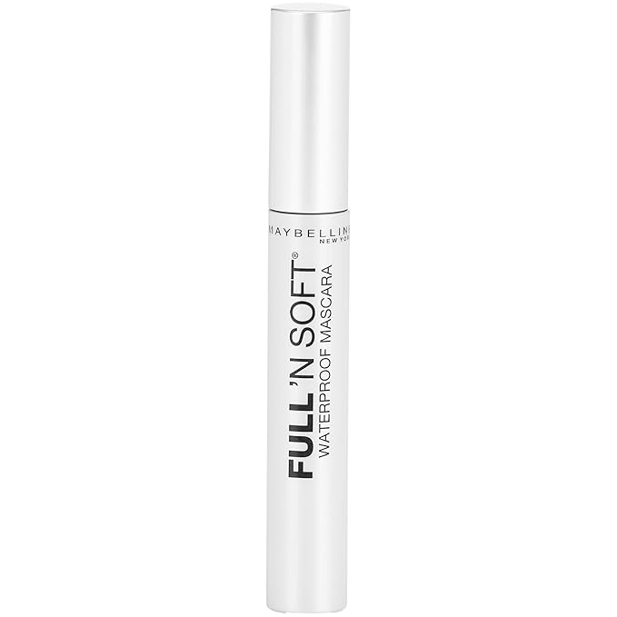 Maybelline Full 'N Soft Waterproof Mascara, Very Black, 1 Count