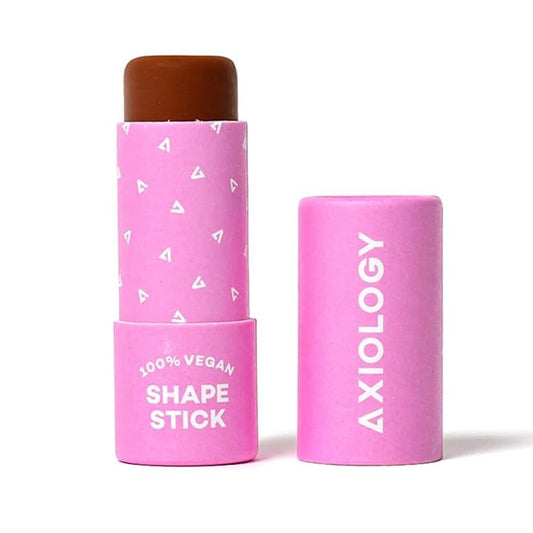 Axiology Shaping Stick for Definition, Bronzing, and Contour Foundation Shape Stick Cream Bronzer Pen Professional Face Shaping & Contouring Buildable Coverage Long Lasting Shade Cheeks Vegan (Dark)-VivaGrace Women