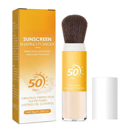 Mineral Sunscreen Setting Powder, Face Powder, Translucent Oil Control Natural Matte Finish, Lightweight Long Lasting Smooth Breathable for All Skin-VivaGrace Women