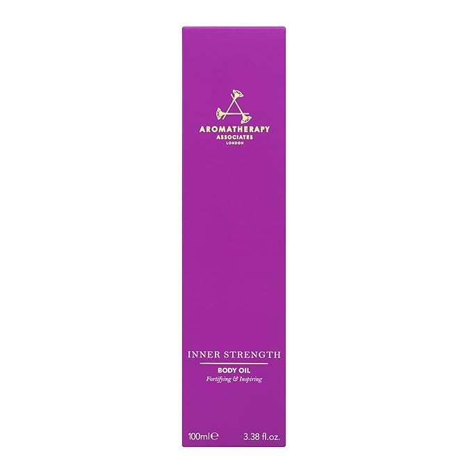 Aromatherapy Associates Inner Strength Body Oil. Luxurious Blend of Oils Made with Clary Sage and Geranium Essential Oils (3.4 fl oz)-VivaGrace Women