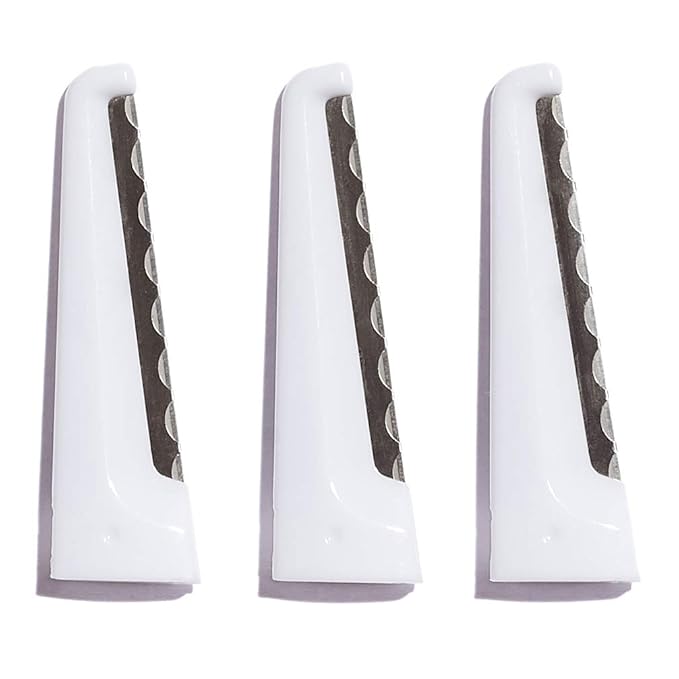 StackedSkincare Dermaplaning Replacement Blades - 3 Pack Face Razor Refills for Women, Peach Fuzz Remover and Exfoliating Tool, Fits StackedSkincare Dermaplane Tool-VivaGrace Women