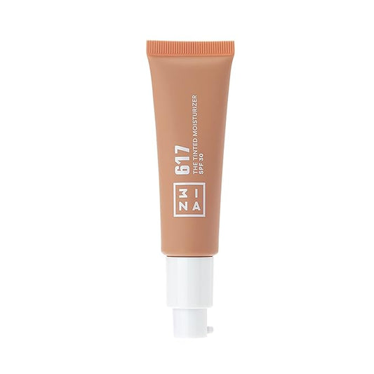 3INA 617 Tinted Moisturizer for Face with SPF 30 - Sand - BB Cream with Light to Medium Coverage - Hyaluronic Acid Moisturizer for All Skin Tones - Vegan, Cruelty and Paraben Free Make Up- 1 oz-VivaGrace Women