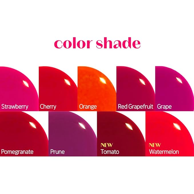 ETUDE Dear Darling Water Tint #4 Red Grapefruit Ade (9g) | Vivid Color Lip Stain with Moisturizing Weightless & Non-sticky Finish Lip Stain | Korean Makeup, Kbeauty-VivaGrace Women