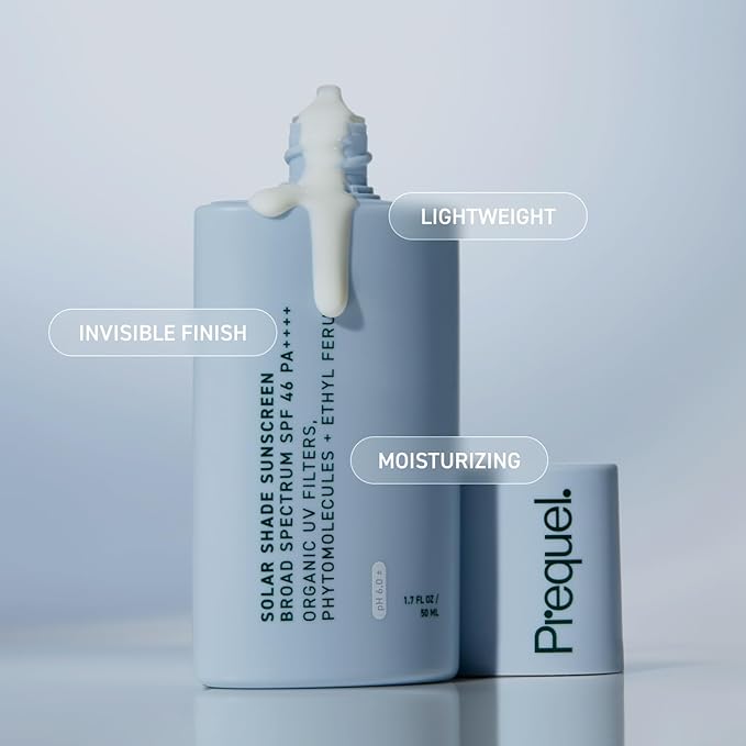 Skin Solar Shade - Moisturizing Face Sunscreen SPF 46 PA++++ Broad Spectrum UV Protection. Hydrating Sunblock for Dry Skin. Lightweight Travel Size Sun Protection, 1.7oz-VivaGrace Women