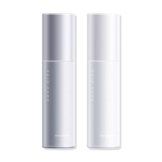 2PCS Makeup Setting Spray for Face,Waterproof Setting Spray for Makeup,Long Lasting Oil Control Finishing Holding Face Mist,Refreshing Hydrating Glossy and Matte Fixing Facial Mist Make Up Set A4-VivaGrace Women