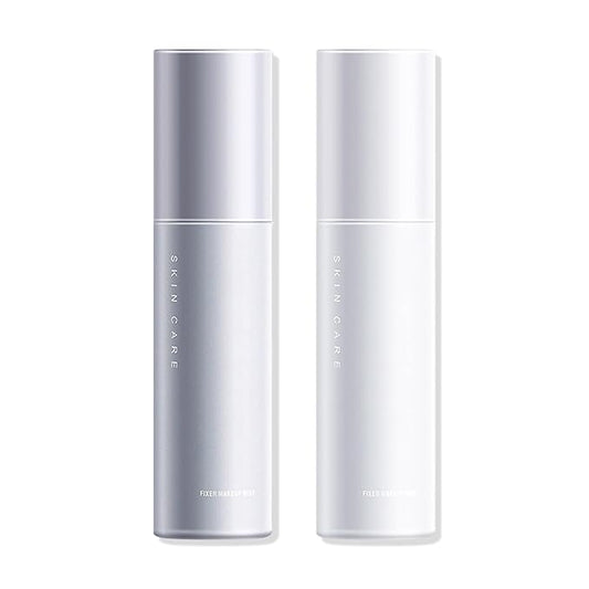 2PCS Makeup Setting Spray for Face,Waterproof Setting Spray for Makeup,Long Lasting Oil Control Finishing Holding Face Mist,Refreshing Hydrating Glossy and Matte Fixing Facial Mist Make Up Set A4-VivaGrace Women