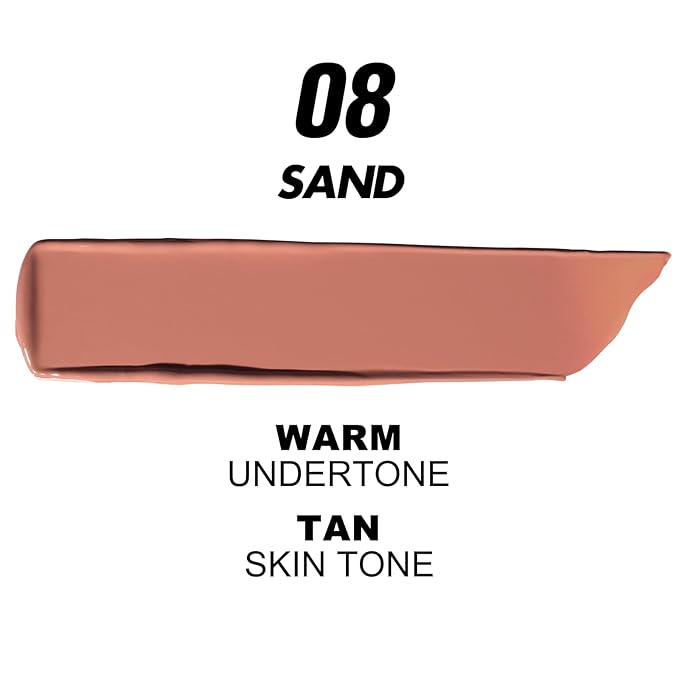 FOCALLURE 2 Pcs Liquid Foundation, Skin Evolution Foundation + Concealer, Full Coverage Foundation Makeup, Durable, Waterproof, Oil-Control, Hides Wrinkles & Lines, Sand-VivaGrace Women