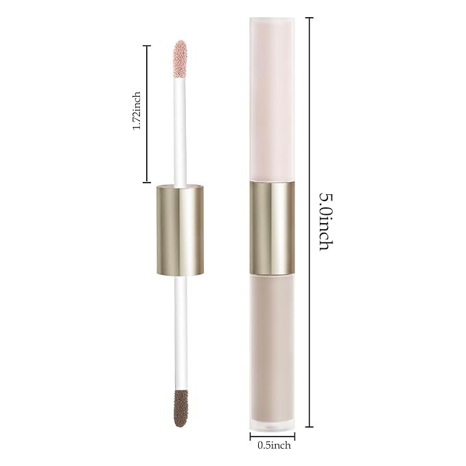 Boobeen Liquid Highlighter Contour Makeup, Face Highlighter Bronzer Stick, Silky Smooth Cream Face Illuminator Makeup Pen for Face & Body, Create a Natural Matte Finish, Lightweight, Long Lasting-VivaGrace Women