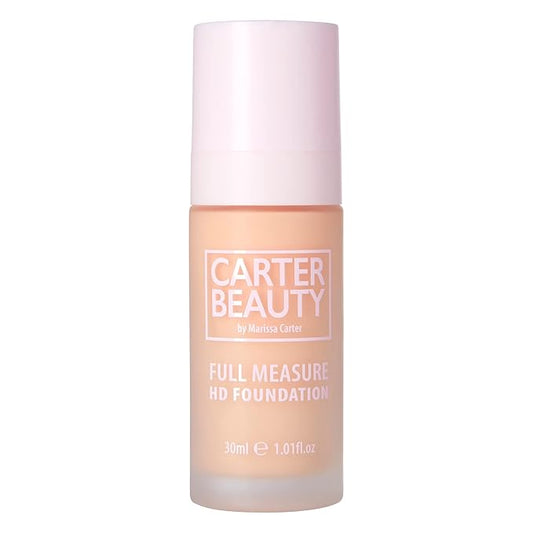 Carter Beauty By Marissa Carter Full Measure HD Foundation- Water-Based, Super Soft Skin Perfector - Vegan And Cruelty Free, Paraben And Sulfate Free - Meringue - 1.01 OZ-VivaGrace Women
