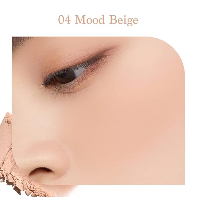 Dasique Blending Mood Cheek #01 Warm Blending l Cruelty-Free l 4 Blendable Shades in Lightweight, Long-lasting, Smooth Powder-VivaGrace Women