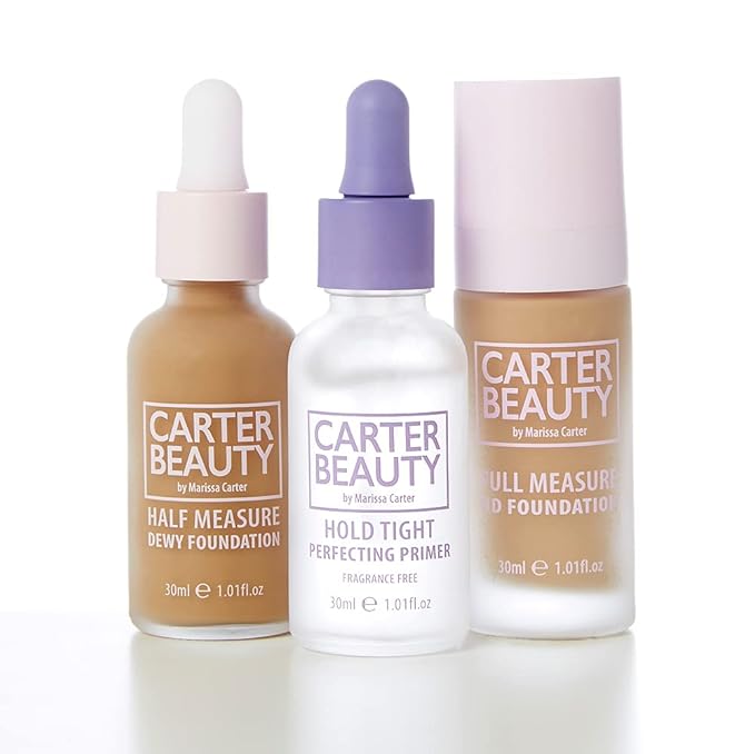 Carter Beauty Full Measure HD Foundation - Lightweight, Full Coverage Matte Formula - Water-Based, Super Soft Skin Perfector - Vegan And Cruelty Free, Paraben And Sulfate Free - Truffle - 1.01 OZ-VivaGrace Women