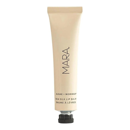 MARA - Natural Sea Silk Lip Balm With Algae + Moringa | Non-Toxic, Plant-Based Skin Care, Hypoallergenic | Moisturize, Plump + Soothe Dry, Chapped Lips (Clear, 0.5 oz | 15 ml)-VivaGrace Women