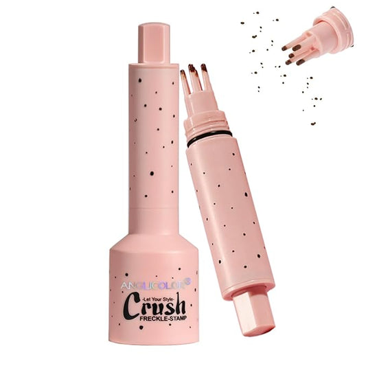 Faux Freckle Stamp, Freckle Pen Waterproof – Faux Freckles Maker for Natural Sun-Kissed Look, Quick-Dry & Long-Lasting, Easy One-Press Application, Cute & Trendy Gift for Women & Girls - 03 Deep-VivaGrace Women
