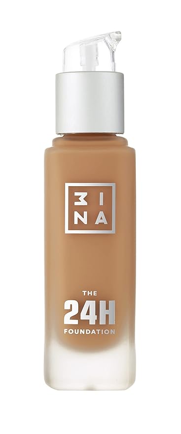 3INA The 24H Foundation 648-24H Long-Wearing Formula - Medium To High Buildable Coverage - Smooth Matte Finish - Expanded Shade Selection - Waterproof, Cruelty Free, Vegan Makeup - 1.01 Oz-VivaGrace Women