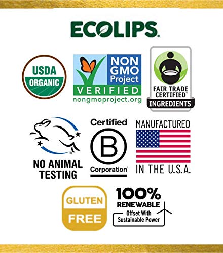 Eco Lips LipScrub Sugar Scrub Sticks - Brown Sugar & Vanilla Bean - 100% Natural Lip Care Treatment with Organic Sugar and Coconut Oil - Gently Exfoliate & Polish Dry, Flaky Lips, 100% Edible-VivaGrace Women