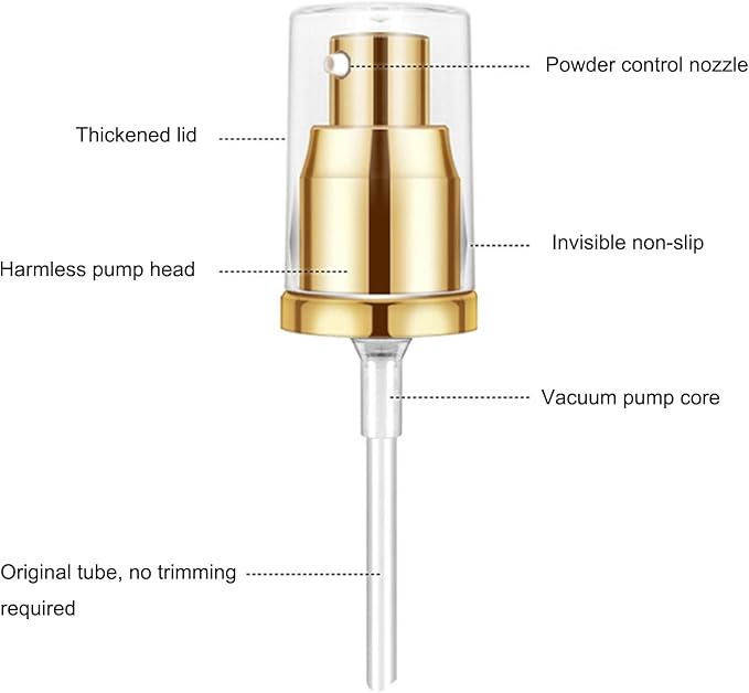 2Pack DW Foundation Pump for Estee Lauder Double Wear Pump 30ML Vacuum Pump Head Press Dedicated-VivaGrace Women