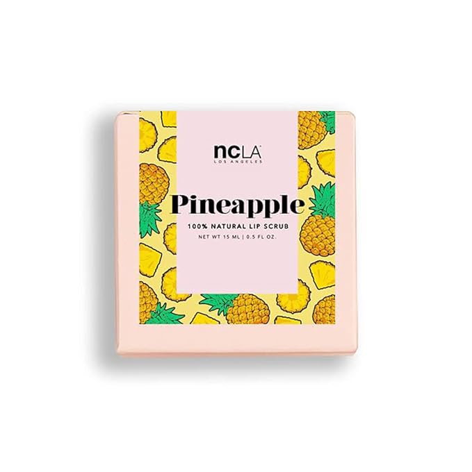NCLA - Natural Sugar, Sugar Lip Scrub | Vegan, Cruelty-Free, Clean Skincare (Pineapple)-VivaGrace Women