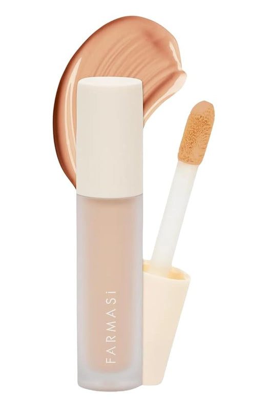 FARMASI Vfx Pro Liquid Concealer Makeup, All-in-one Full Coverage, Highly Pigmented Concealer for All Skin Type, Hide Shadows & Imperfections, Enhance Skin Fullness Foundation Concealer 0,24 Fl Oz C11-VivaGrace Women