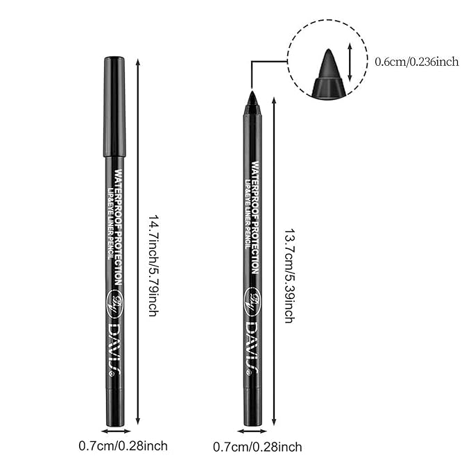 3 Colorful Eyeliner Pen Set, Eye Shadow Pencil, Pearl Eyeliner Kit Metallic Glitter Eye liner Pencil for Women Eye&Lip Liner Professional Eye Makeup Set Colorful Eye Color (3PCS A)