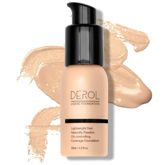 Foundation Full Coverage Liquid Foundation Cream - Lightweight Concealer - Suitable for All Skin Types (whipped cream 01)-VivaGrace Women