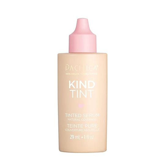 Pacifica Beauty Kind Tint Tinted Serum, Skincare, Vegan Collagen, Hyaluronic Acid, Vitamin C, Niacinamide, Caffeine, Hydrating, Lightweight Foundation, Natural Dewy Skin, Shade 22, 1 fl oz (1 Count)-VivaGrace Women