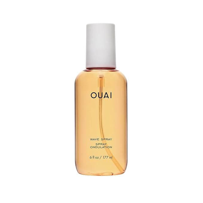 OUAI Wave Spray - Texture Spray for Hair with Coconut Oil & Rice Protein - Adds Texture, Volume & Shine for Beach Waves - Paraben Free, Safe for Color & Keratin-Treated Hair (6 fl oz)-VivaGrace Women