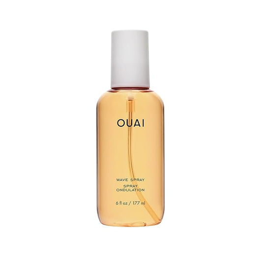 OUAI Wave Spray - Texture Spray for Hair with Coconut Oil & Rice Protein - Adds Texture, Volume & Shine for Beach Waves - Paraben Free, Safe for Color & Keratin-Treated Hair (6 fl oz)-VivaGrace Women