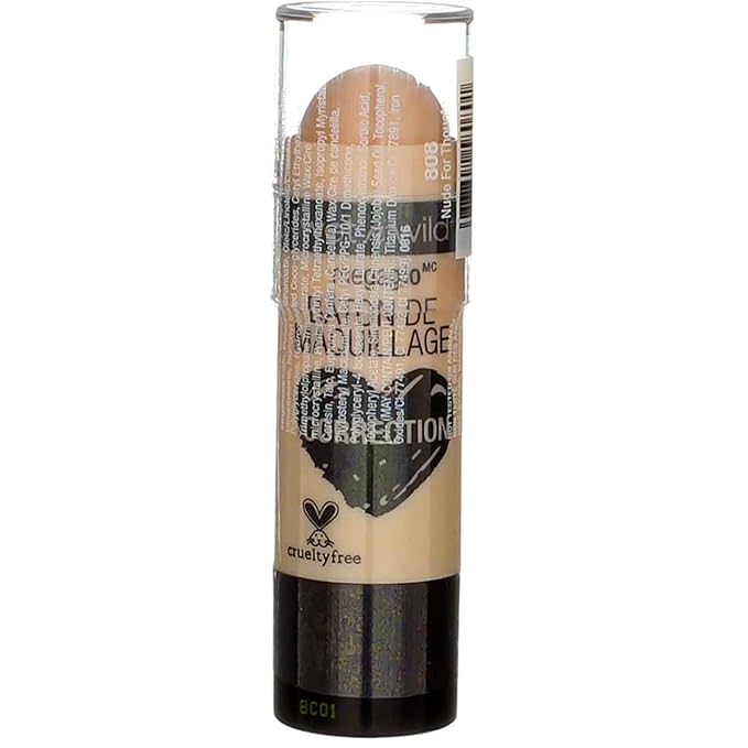 Wnw Megaglo Mkeup Stk 808 Size .21 O Wet N Wild Megaglo Makeup Stick 808 Nude For Thought 0.21oz-VivaGrace Women
