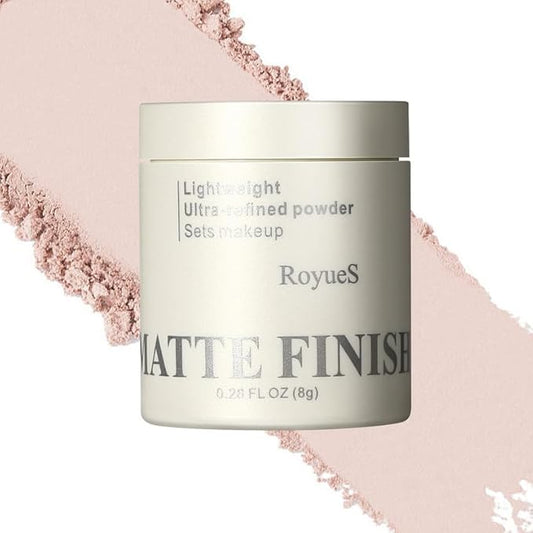 Pink Loose Setting Powder For Women, High-Definition Traceless Face Setting Powder, Oil Control Waterproof Setting Makeup, Lasting Coverage, Lightweight Fine Texture, Soft Focus Finish, 02-VivaGrace Women