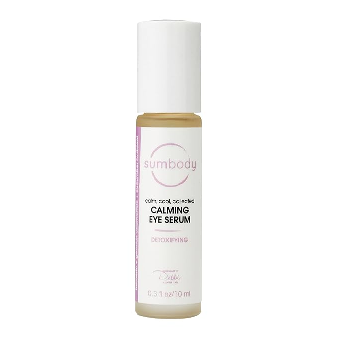 Natural Peptide Energizing + Eye Serum Reduces Puffiness, Fine Lines & Under Eye Bags Hydrating fragrance free Under Eye Treatment Roller ball massage, age-defying eye cream-VivaGrace Women