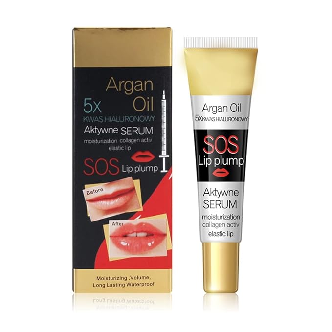 GL-Turelifes Lip Plumper Lip Gloss, Lip Maximizer Plumper Lip Extreme Volume, Heathly Enhancer Hydrated Lips, Moisturize, Refine Dryness Wrinkles Enhances Plump Gloss-VivaGrace Women