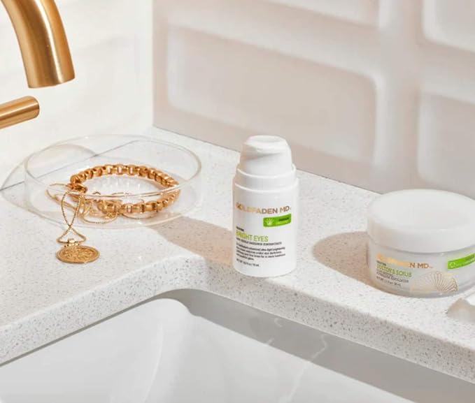 GOLDFADEN MD Duo Kit Bright Eyes and Doctors Scrub for Radiant Healthy Looking Skin-VivaGrace Women