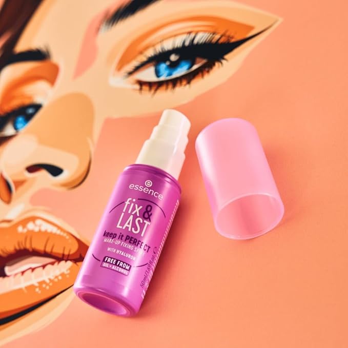 essence | Fix & Last Keep It Perfect Makeup Fixing Spray | Weightless, All-Day Setting | Vegan & Cruelty Free-VivaGrace Women