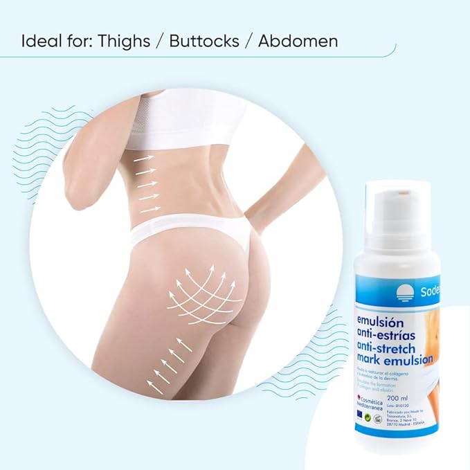 Anti-stretch mark cream ideal for pregnancy/Prevents and reduces the formation of stretch marks and scars/Regenerating postpartum anti-stretch mark gel with Rose Hip Hip oil-VivaGrace Women