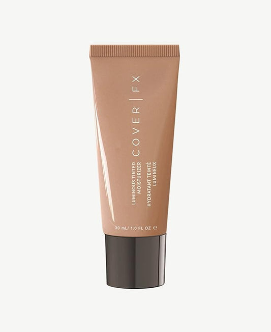 Cover FX Luminous Tinted Moisturizer - Medium - Hydrating Lightweight Glow - Light Coverage - Prebiotic and Probiotic Enriched Formula - All Skin Types - 1 Fl Oz-VivaGrace Women