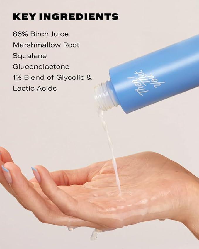 Then I Met You Birch Milk Refining Toner, Exfoliating & Hydrating Face Toner with Birch Juice, AHAs & PHAs, Vegan & Clean Skincare, 3.38 oz-VivaGrace Women