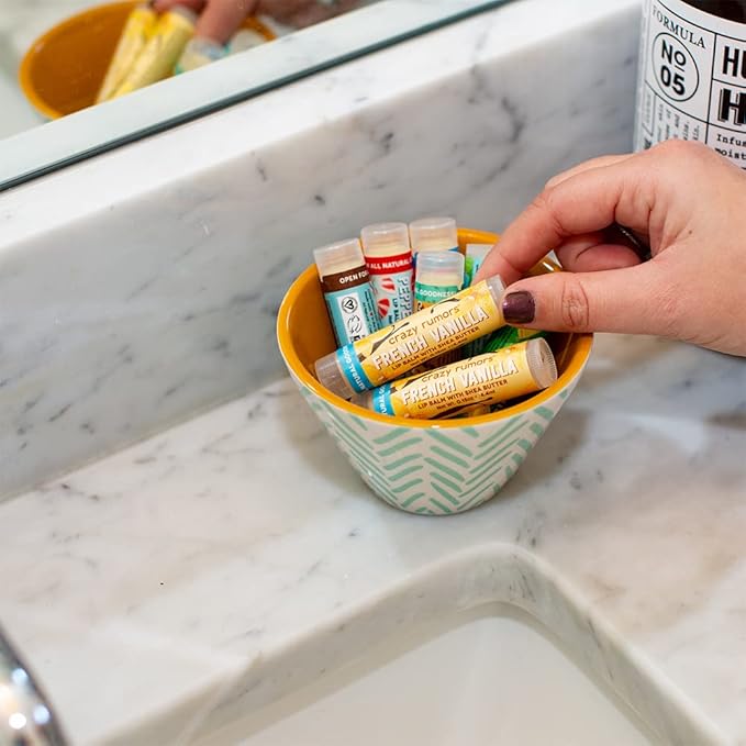 Crazy Rumors French Vanilla Lip Balm. 100% Natural, Vegan, Plant-Based, Made in USA (1-Pack)-VivaGrace Women