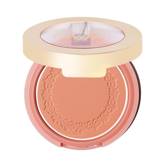OULAC Blush Makeup Fair Skin| Highly Pigmented Powery Blush| Natural Matte Glow| Shape & Highlight Face| Cruelty-Free Blush with Rose Oil| 4.8g 16 Summer Time-VivaGrace Women