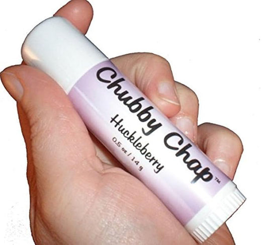 Three (3x) Large Jumbo Chapstick Natural Chapstick - 1/2 Ounce Lip Balm (Huckleberry)-VivaGrace Women