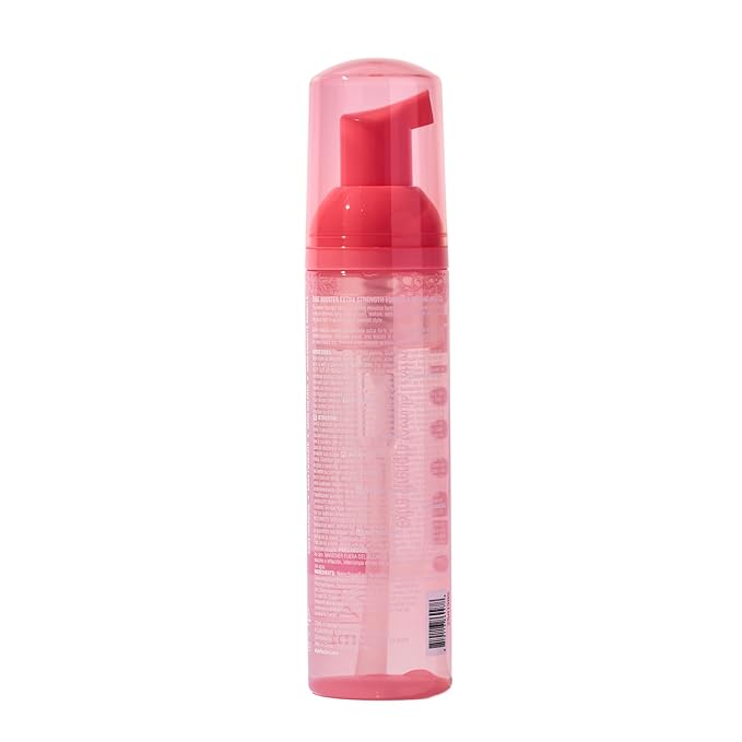 Style Factor EDGE BOOSTER Extra Strength Setting Mousse – Frizz Control, Extra Volume, and Conditioning – 2.5oz Pink Sapphire Mousse for Curly Hair-VivaGrace Women