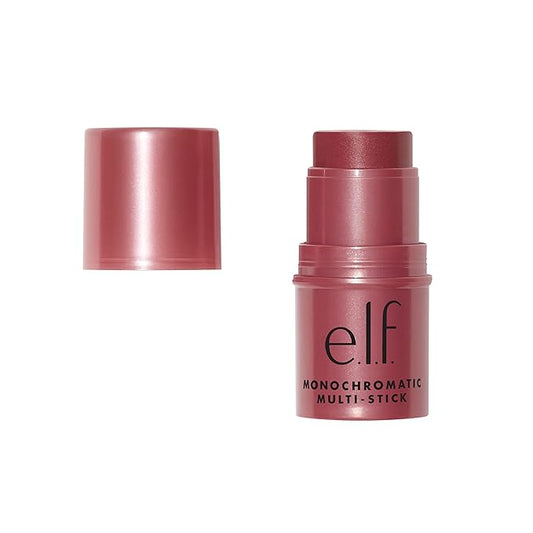 e.l.f. Monochromatic Multi Stick, Luxuriously Creamy & Blendable Color, For Eyes, Lips & Cheeks, Luminous Berry, 0.155 Oz (4.4g)-VivaGrace Women