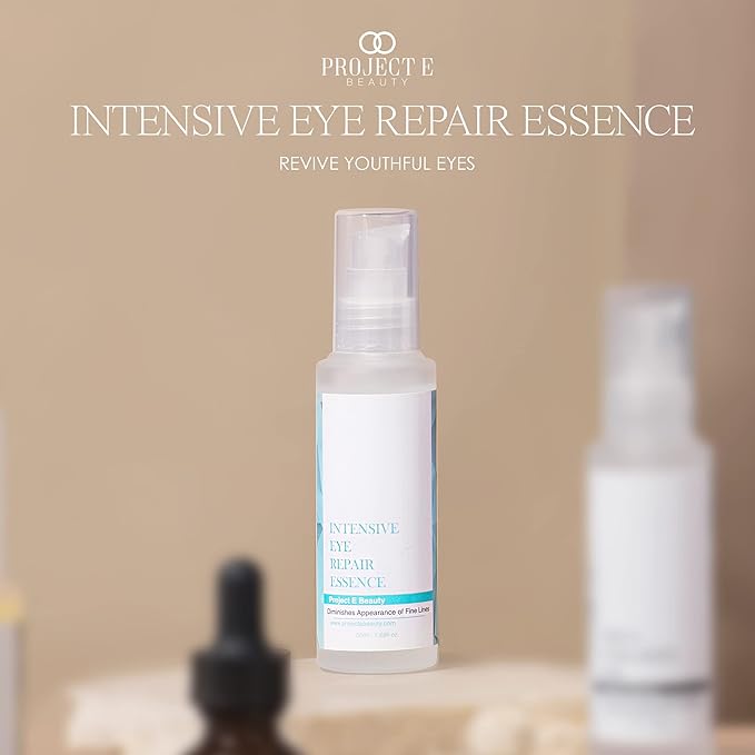 Project E Beauty Daily Skincare Routine | Gentle Cleansing | Foaming Cleanser | Moisturizing Daily | Hydrating Face Cream | Age Defender Eye Cream (Eye Essence)-VivaGrace Women