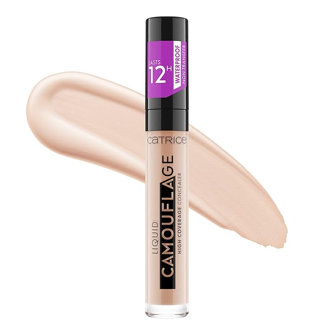 Catrice | Liquid Camouflage High Coverage Concealer | Ultra Long Lasting Concealer | Oil & Paraben Free | Cruelty Free (007 | Natural Rose)-VivaGrace Women