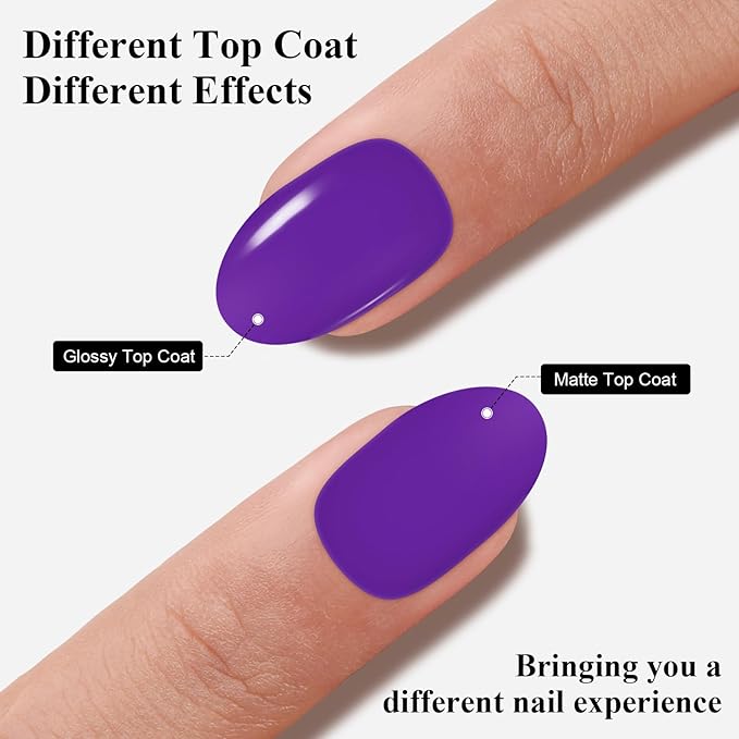 Imtiti Lavender Purple Gel Nail Polish, UV LED Soak Off for Manicure Salon & DIY Nail Art at Home, 0.5 Fl Oz