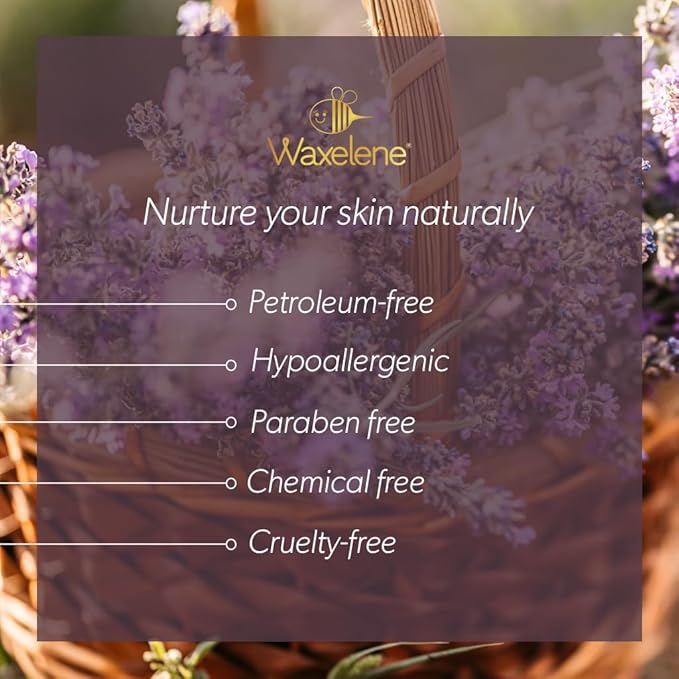 Waxelene Lavender Aerated Lip Balm Tin 4 Piece, Best Lip Balm Ever Organic Calming Multipurpose Ointment Baby Eczema Dry Skin Face Moisturizer-VivaGrace Women